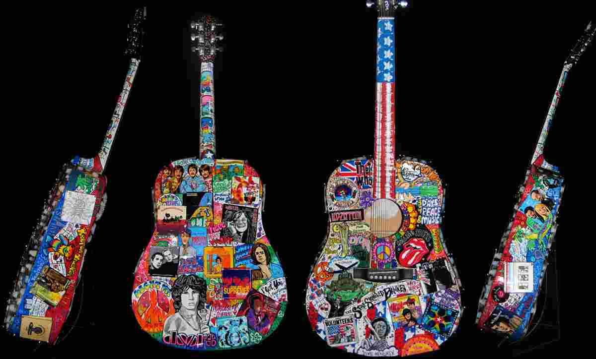 Painted Guitar