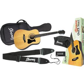 Click to buy Ibanez Acoustic Guitar: JamPack IJV50 Quickstart Dreadnought Guitar Pack from Musician's Friends!